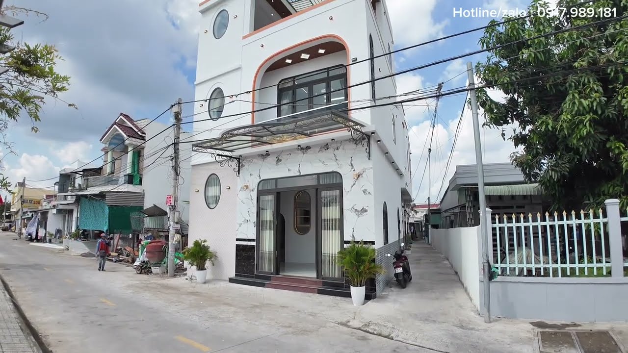 Nhà bán cần thơ | nhà góc 2 mặt tiền đường bờ kè cái sơn | an bình, tp cần thơ