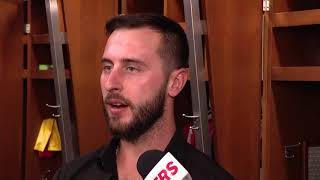 Paul DeJong after the Cardinals win another series at home