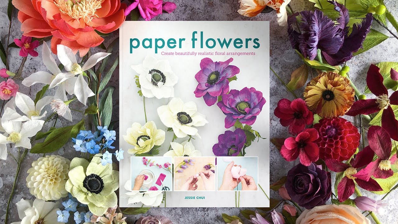 Paper Flowers by Jessie Chui Book Trailer YouTube