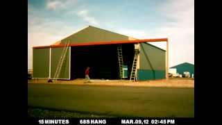 Hanger Construction Timelapse