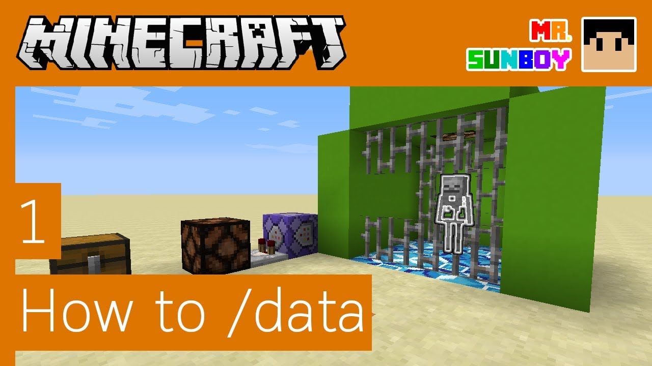 Minecraft Commands [Thai]: วิธีใช้คำสั่ง /data แบบละเอียด Part 1 [1.13 ...