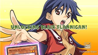 Yu-Gi-Oh! Duel Links-Unlocking Blair Flannigan!