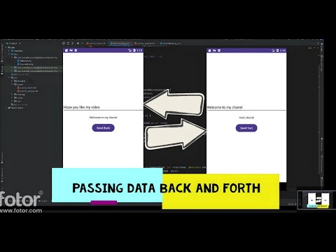 Passing data back