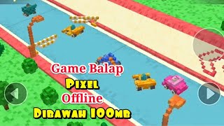 Game balap pixel offline || Pixel Car Racing Blocky Crash # 36 screenshot 5