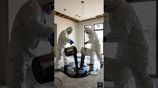 Metallic Epoxy Floor Transformation That Looks Unreal 🤯 #epoxyfloor #interiordesign #satisfying#home