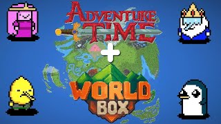 4 Kingdoms Fight On The Adventure Time Map! - WorldBox Battle Royale
