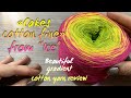 Модная летняя пряжа с ГРАДИЕНТОМ: хлопок "Cakes Cotton Fine" от "Ice Yarns" / Fashion Yarn Review