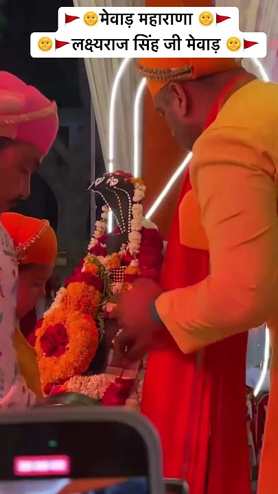 Laksh Raj Singh Mewar ￼ ￼at ekling ji 🙏🏻🚩🌞#viralvideo #rajasthan #mewar #mahadev #shorts