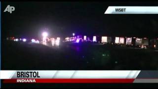 Semi-truck Slams Into Minivan in Ind., 7 Dead
