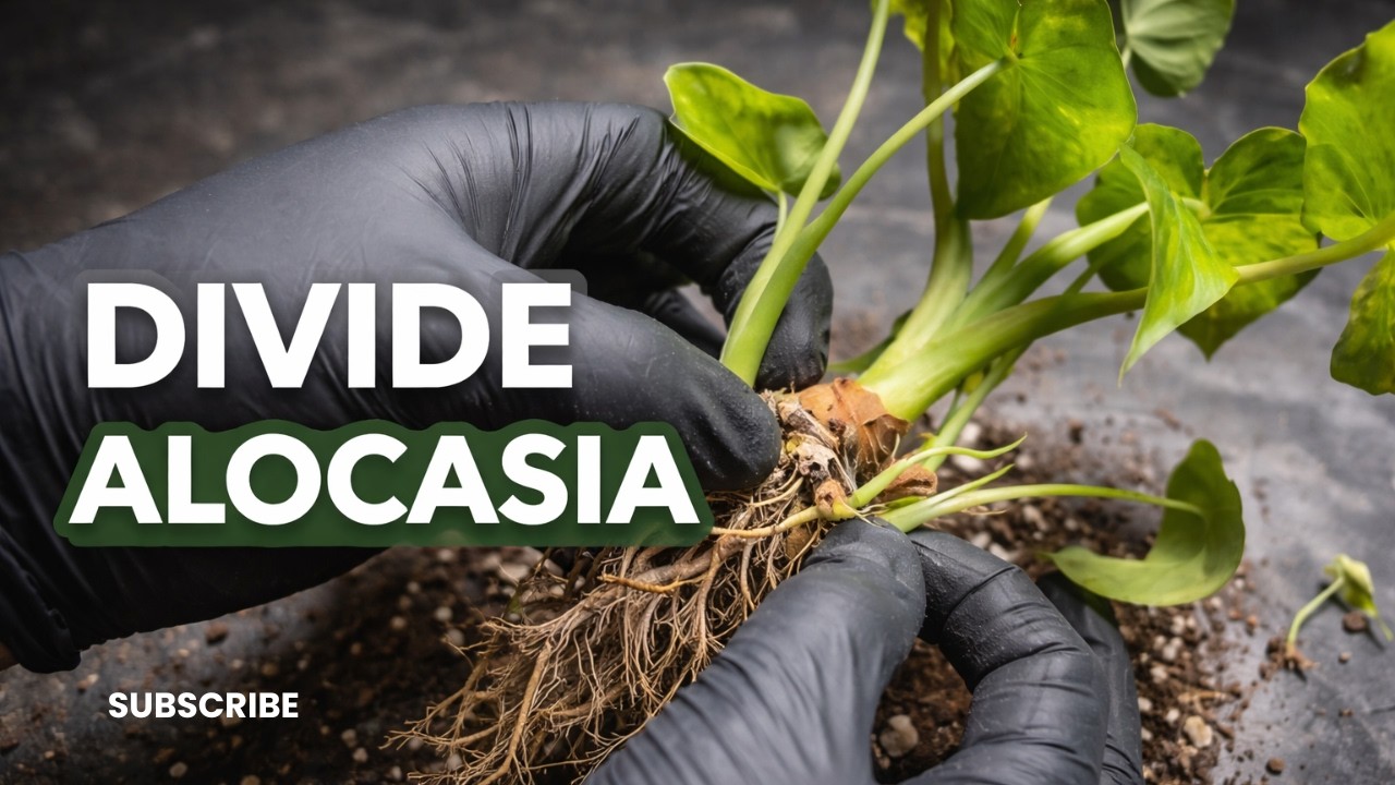 How to Divide an Alocasia | Multiply One Plant Into Five (properly)