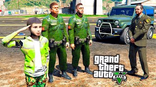 Отец И Сын В Gta 5 - Меня Забрали В Армию ! Папа Сдал Меня В Военное Училище ! ⚡Гарвин