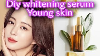 How to make Whitening GLOW serum at home| BEST serum for skin| Dilawaiz Butt