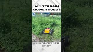 🚜 Ultimate All Terrain Lawn Mowing Robot – Smart Remote Control Beast!