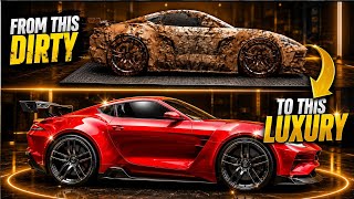 From Dirty Car to Luxury Car Transformation | Car Cleaning & Restoration Game screenshot 5