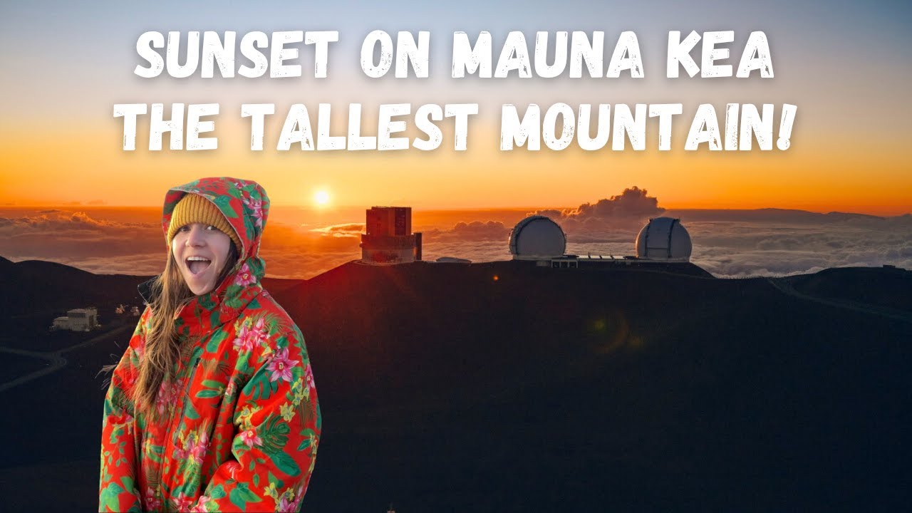 Sunset at the MAUNA KEA SUMMIT- the tallest mountain in the world!