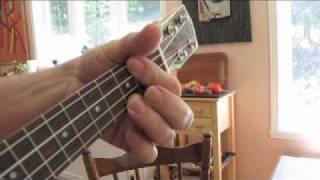 Video thumbnail of "On a Bicycle Built For Two (ukulele chords)"