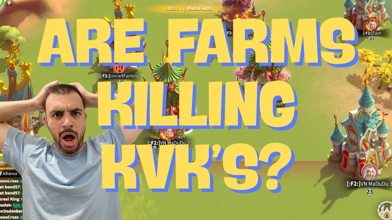 Убивают ли аккаунты фарма и оболочки альянса KvK? | Call of Dragons