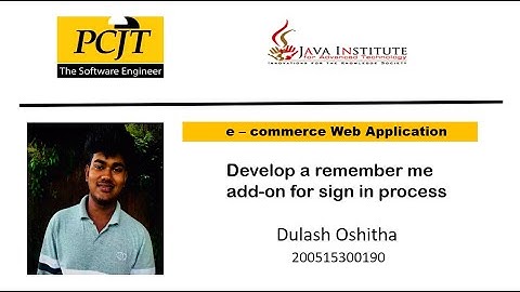 Web Project Task 04 | 1st Year | Java Institute | Dulash Oshitha