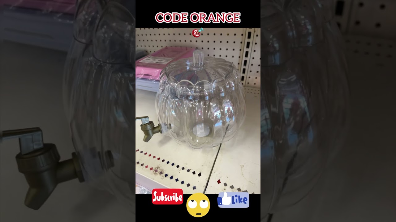 CODE ORANGE! Pumpkin drink dispenser found at Target 🎯 Dollar Spot!  🎃