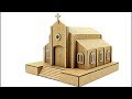 como hacer la mejor iglesia de cartón ( how to make a cardboard church)