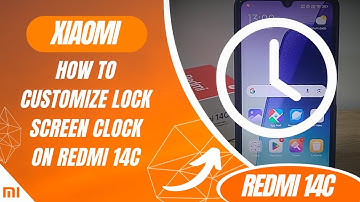 How to Customize Lock Screen Clock on Redmi 14C