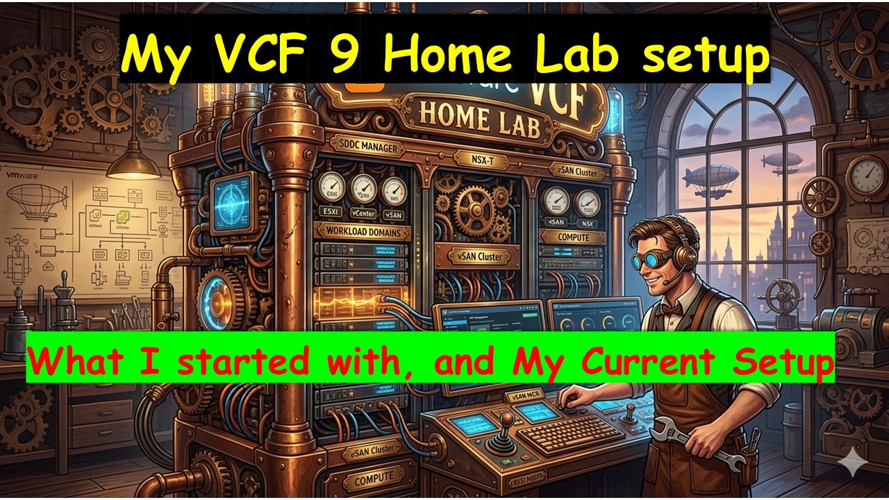 My VMware VCF 9 Home Lab Setup.:
