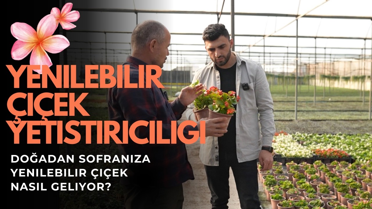 Yenilebilir Çiçek Serasını Gezdik | Çiftçiden Anlatım
