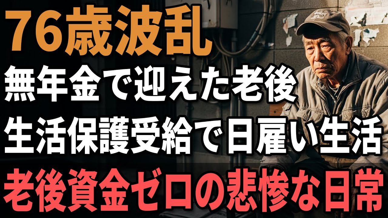 76歳男性、無年金で迎えた悲惨な老後「生活保護で生きるしかない…」備えなかった男の壮絶過ぎる末路。