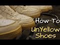 How To Unyellow Shoes For Less Than $5 - How To Un-Yellow Shoes