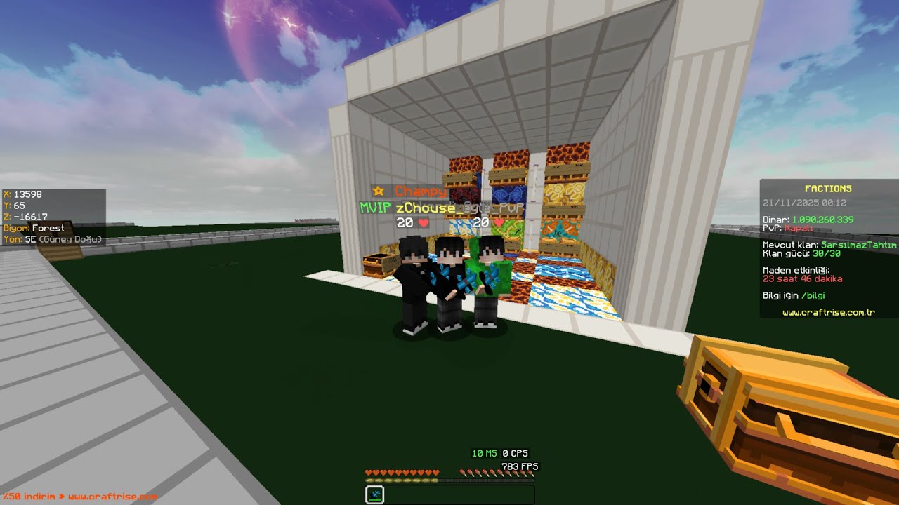 Craftrise Factions Alayına Diss - #craftrise #factions #domuz #vs Laze Pro