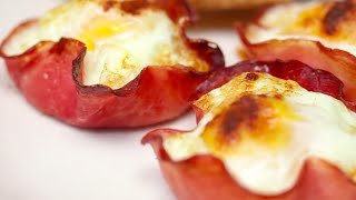 How to Make Eggs in Ham Cups