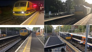 Freight trains in North London : Class 66, 88 and 90 activity!