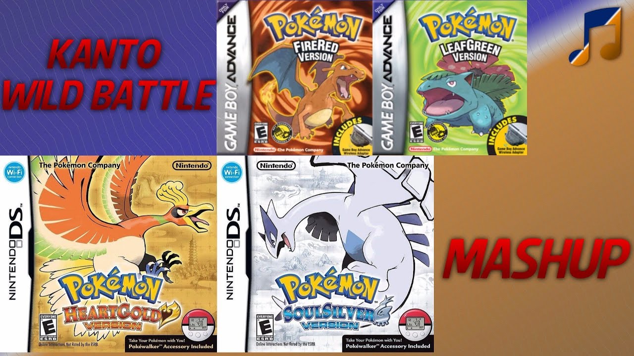 Pokemon HG/SS & FR/LG: Wild Battle (Kanto) Mashup - YouTube