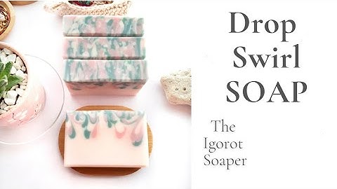 Drop Swirl   |  Cold Process (CP) Soap Making  | The Igorot Soaper