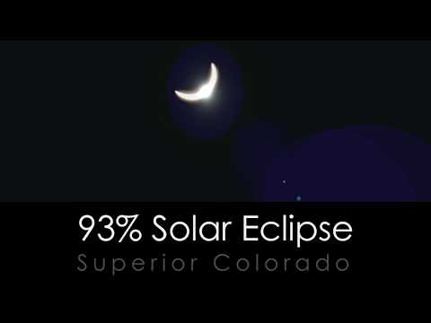 2017 Solar Eclipse 93 Percent Colorado