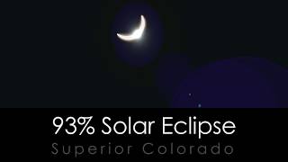 2017 Solar Eclipse 93 Percent Colorado