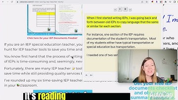 AI Tools for Special Education Students - Google Chrome Extension for IEP Accessible Reading Support