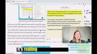 AI Tools for Special Education Students - Google Chrome Extension for IEP Accessible Reading Support
