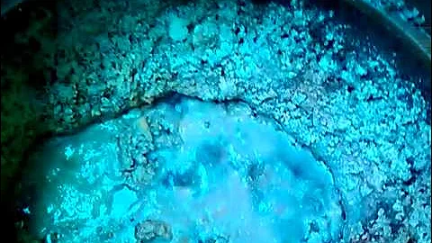 Fatberg from fat, oil and grease (FOG) waste from a one-family house