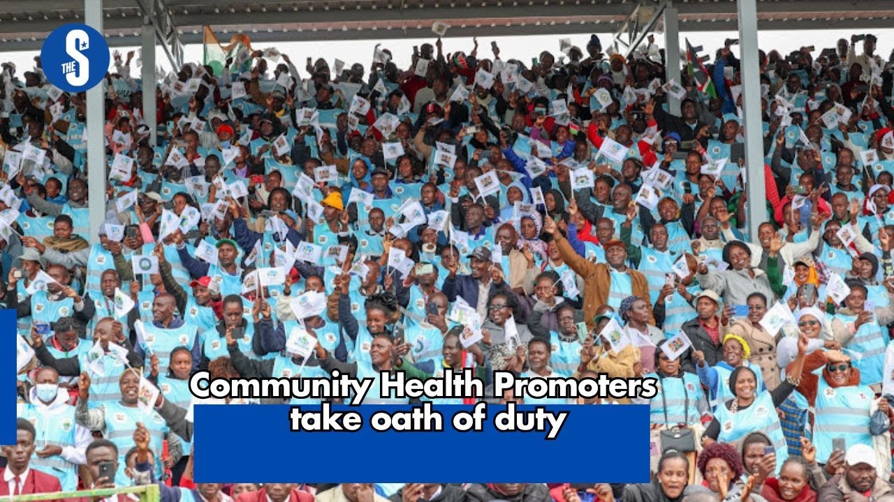 Community Health Promoters take the oath of duty