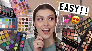 IF I COULD ONLY KEEP 10 EYESHADOW PALETTES!! | Makeup With Meg