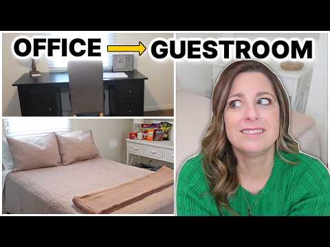 Small Office Makeover / Hello New Guest Room! / Sweet Surprises For Guests!
