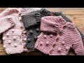 How to Crochet a Bobble Baby Sweater