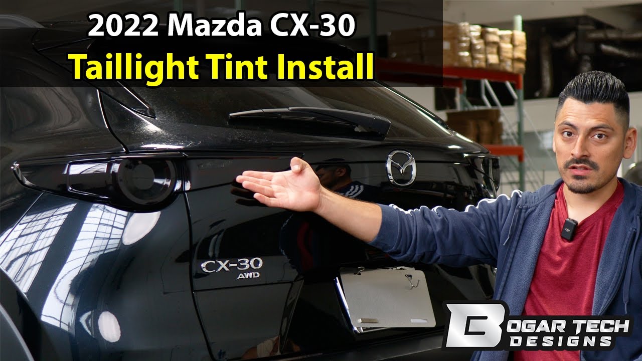 Mazda CX-30 2020-2025 Taillight Tint Installation