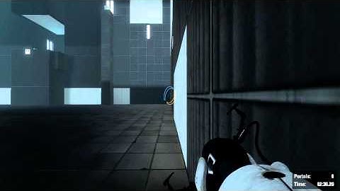 Portal 2 Tutorial: Wall strafing & Speed wall strafing