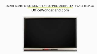 SMART Board SPNL-6365P-PENT 65" Interactive Flat Panel Display at OfficeWonderland