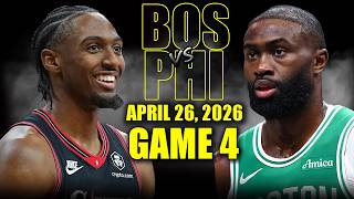 Boston Celtics vs Philadelphia 76ers Full Game 4 Highlights - April 26, 2026 | NBA Playoffs screenshot 4