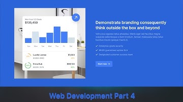 Web Development Part 4 in Urdu/Hindi || Creating a Beautiful Section with HTML & CSS Using Flexbox