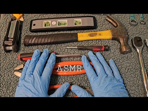 ASMR Tool Inspection 🛠️ No Talking | Glove Sounds, Tapping & Crinkly Sounds 