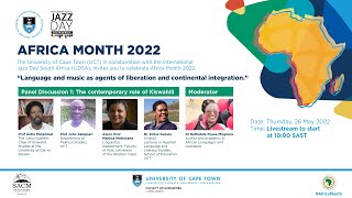 UCT celebrates Africa Month 2022 – Panel Discussion 1